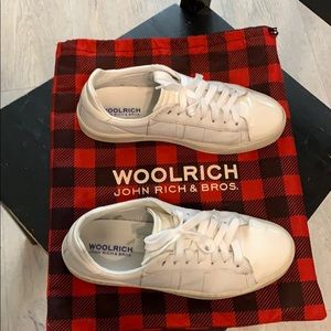 Classic white sneakers